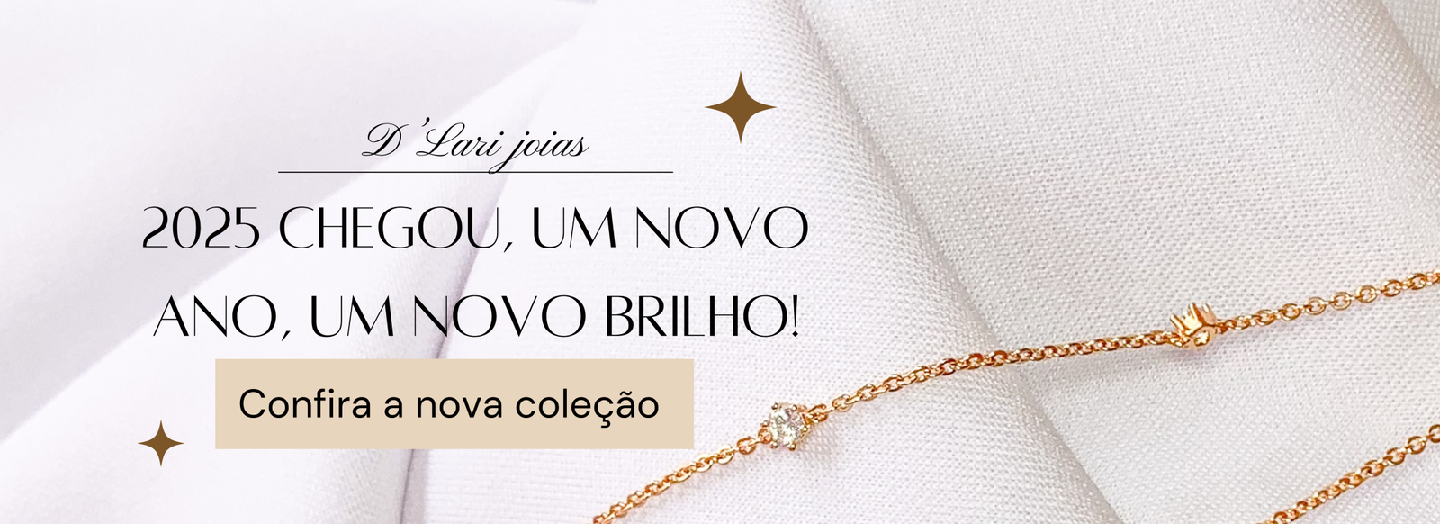 neutral luxury jewelry promotion banner